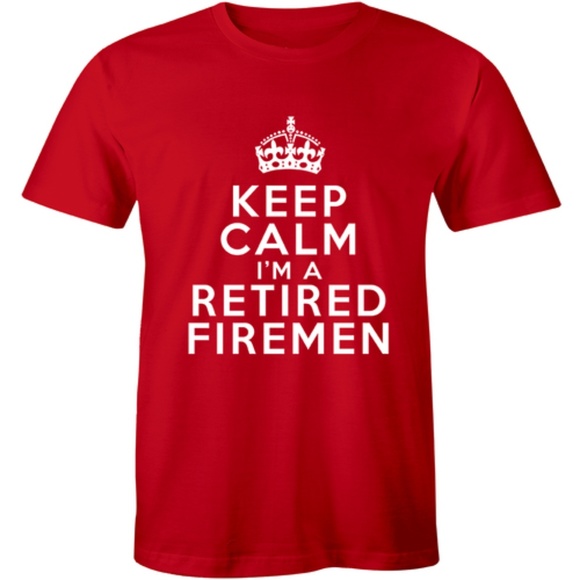 Keep Calm I'm a Firefighter Firemen Men's T-shirt - Picture 1 of 3